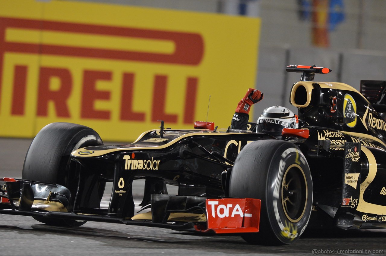 GP ABU DHABI, Gara: Kimi Raikkonen (FIN) Lotus F1 Team E20