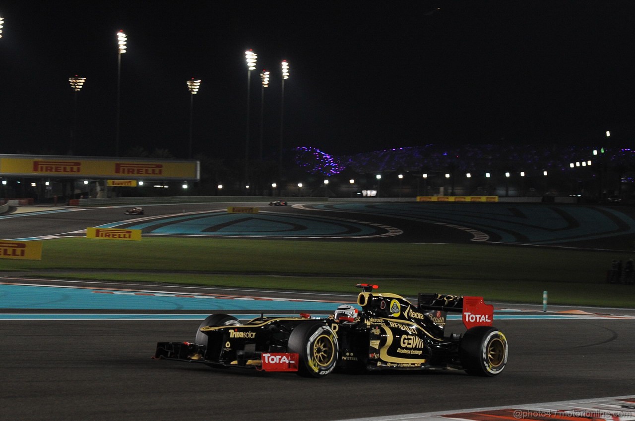 GP ABU DHABI, Gara: Kimi Raikkonen (FIN) Lotus F1 Team E20