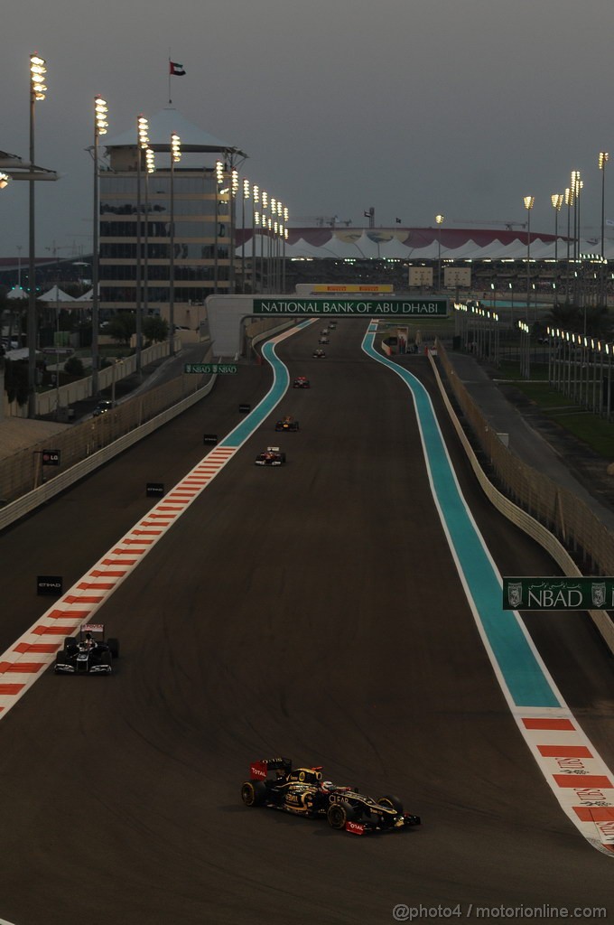 GP ABU DHABI, Gara: Kimi Raikkonen (FIN) Lotus F1 Team E20