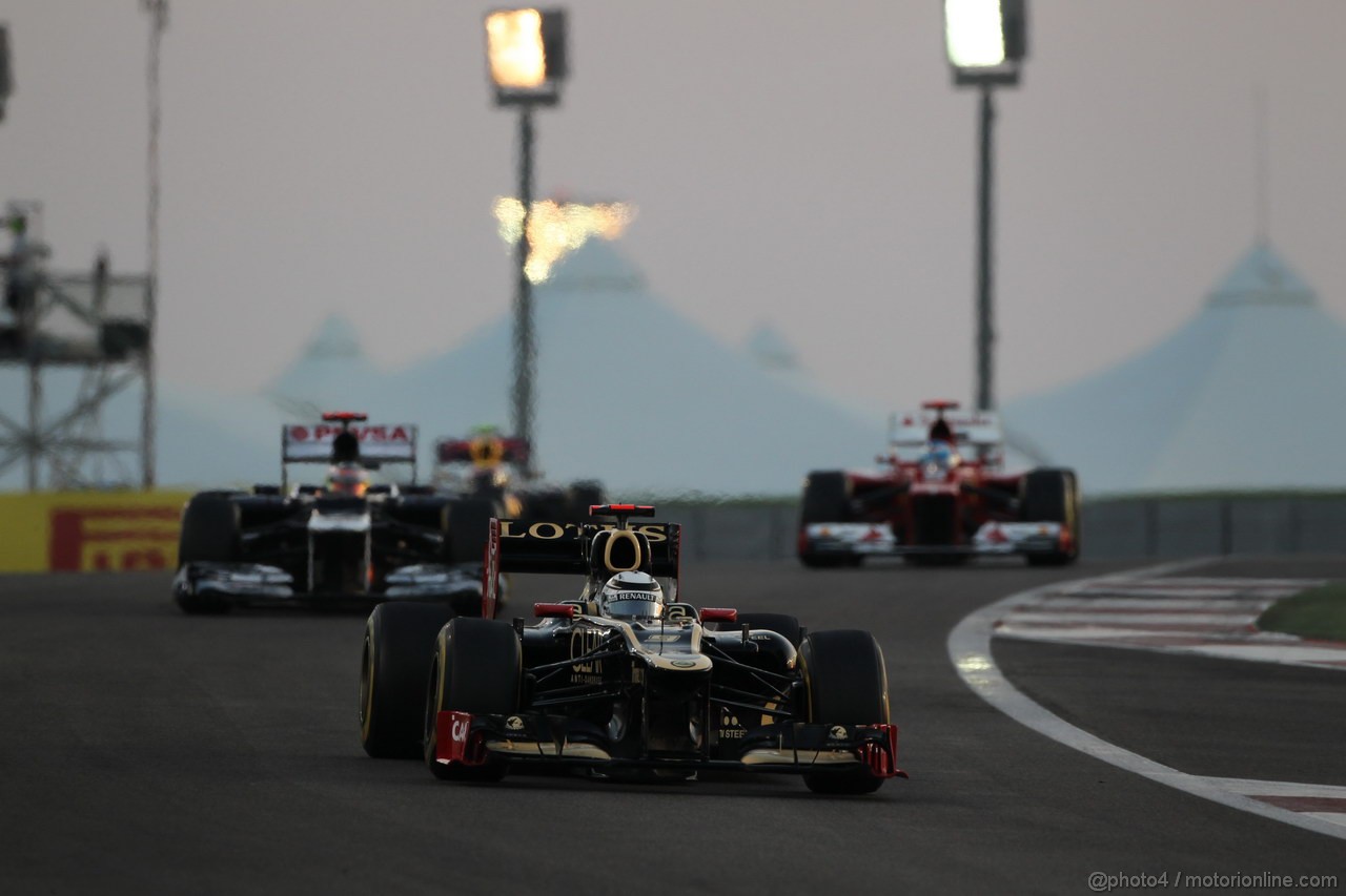 GP ABU DHABI, Gara: Kimi Raikkonen (FIN) Lotus F1 Team E20