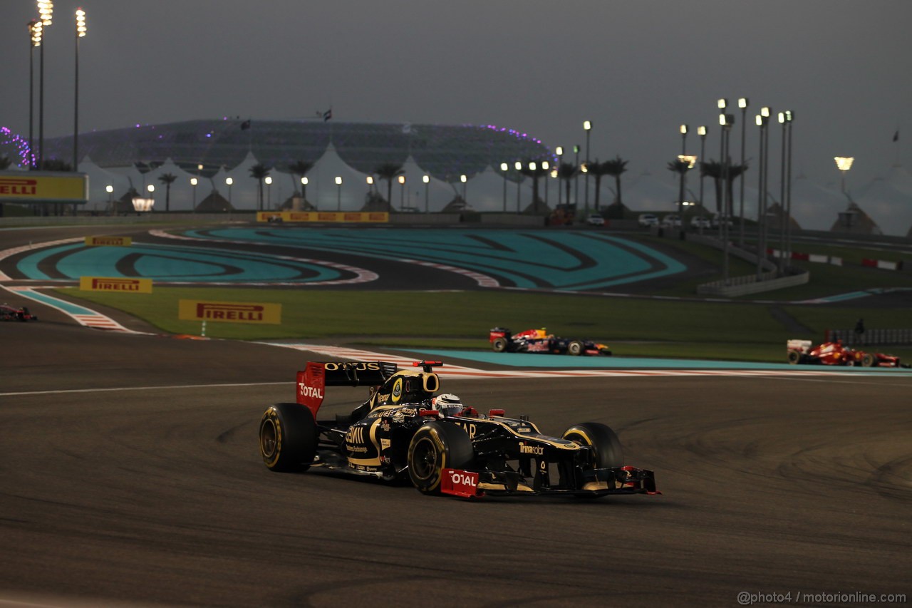 GP ABU DHABI, Gara: Kimi Raikkonen (FIN) Lotus F1 Team E20