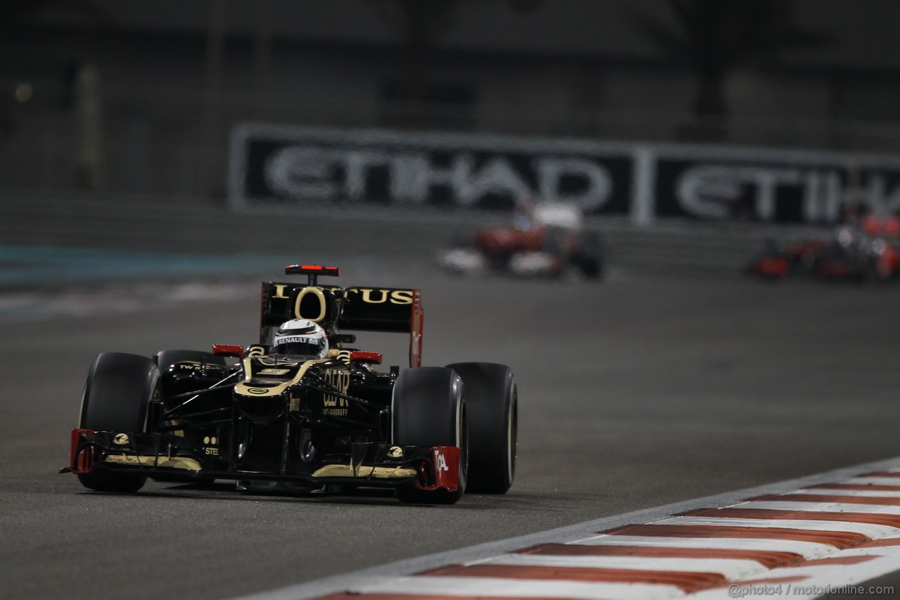 GP ABU DHABI, Gara: Kimi Raikkonen (FIN) Lotus F1 Team E20
