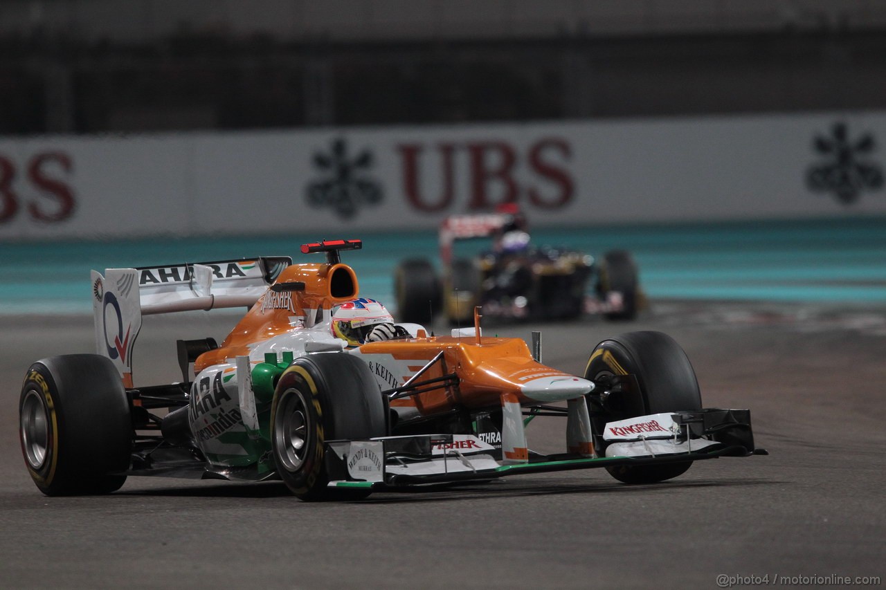GP ABU DHABI, Gara: Paul di Resta (GBR) Sahara Force India F1 Team VJM05