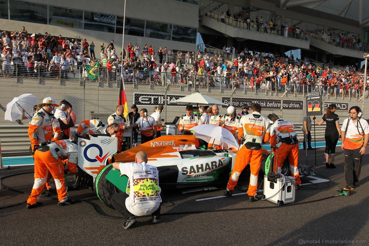 GP ABU DHABI, Gara: Nico Hulkenberg (GER) Sahara Force India F1 Team VJM05