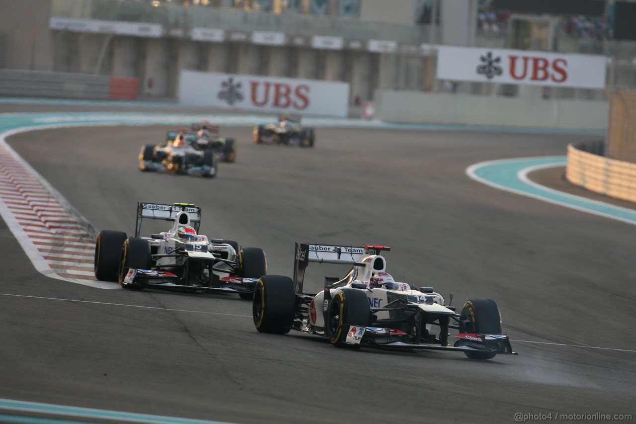 GP ABU DHABI, Gara: Kamui Kobayashi (JAP) Sauber F1 Team C31