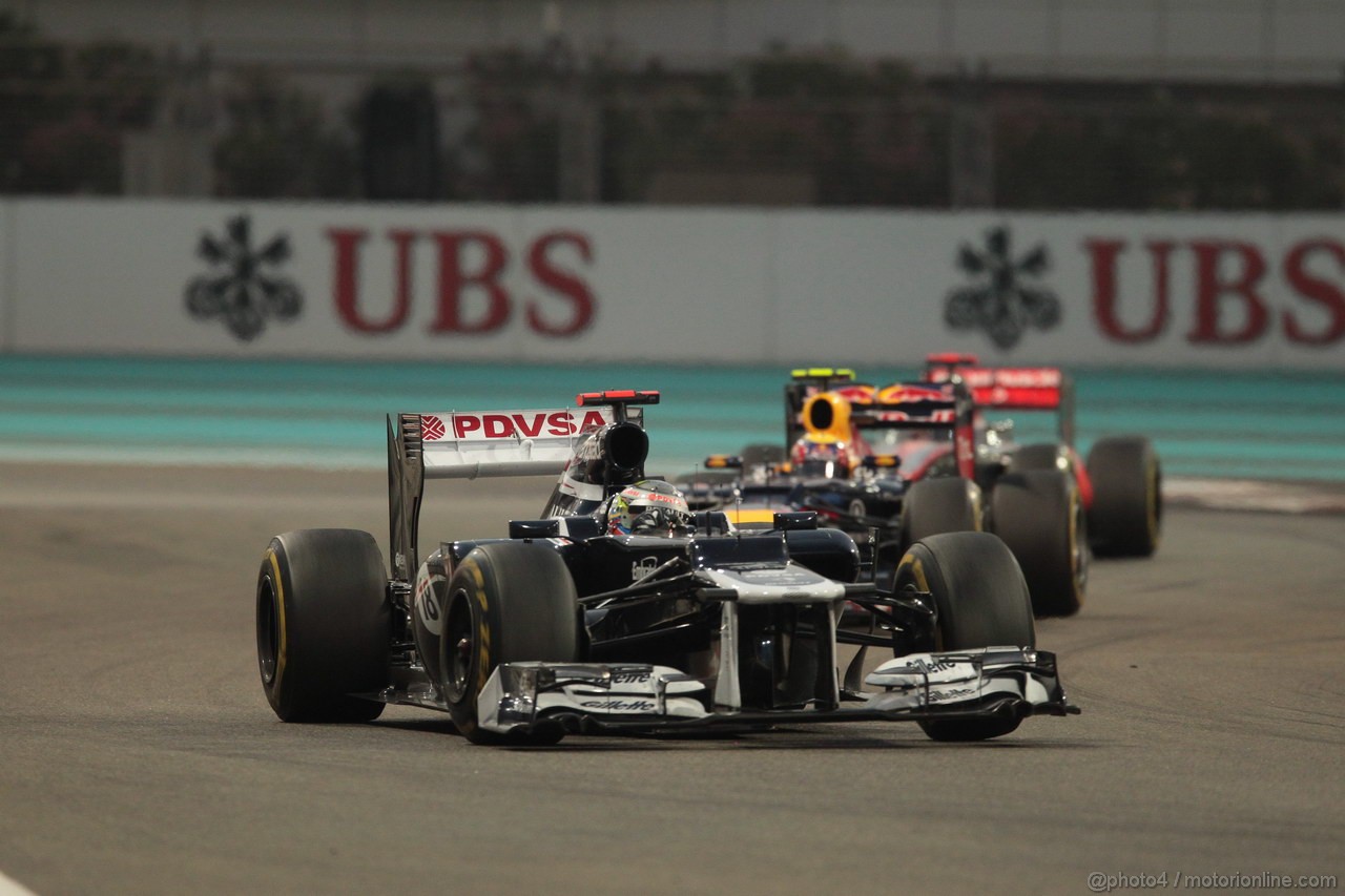GP ABU DHABI, Gara: Pastor Maldonado (VEN) Williams F1 Team FW34