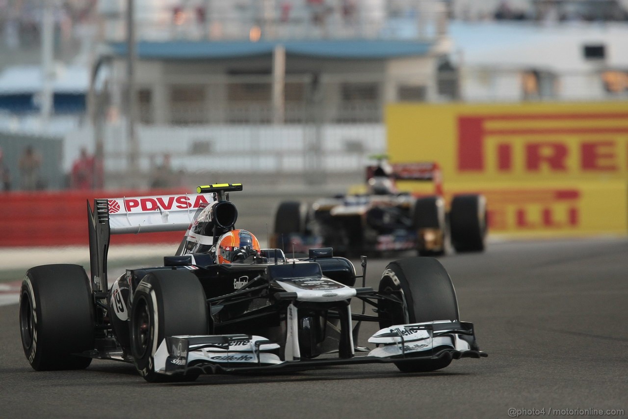 GP ABU DHABI, Gara: Bruno Senna (BRA) Williams F1 Team FW34