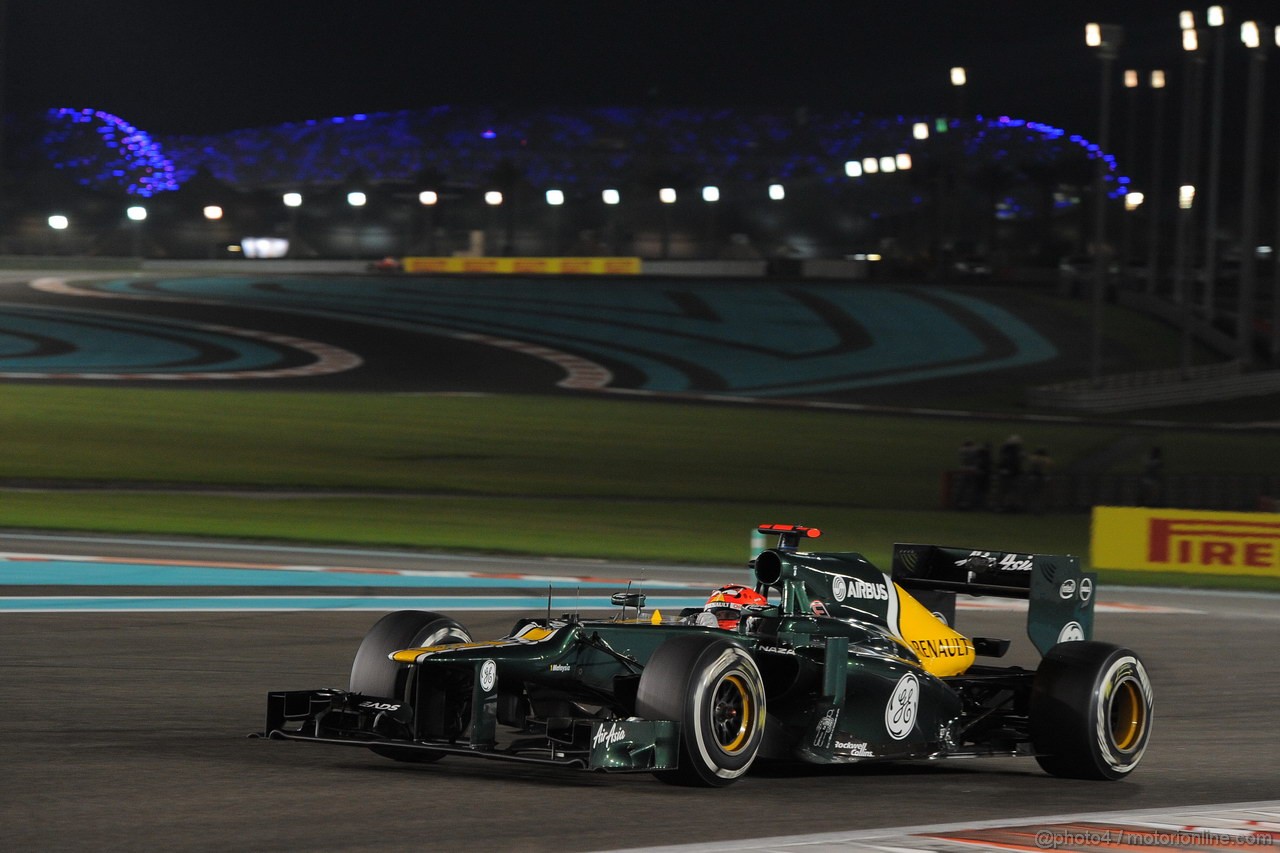 GP ABU DHABI, Gara: Heikki Kovalainen (FIN) Caterham F1 Team CT01