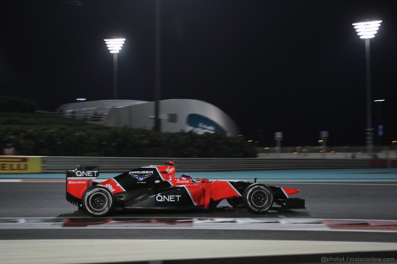 GP ABU DHABI, Gara: Timo Glock (GER) Marussia F1 Team MR01