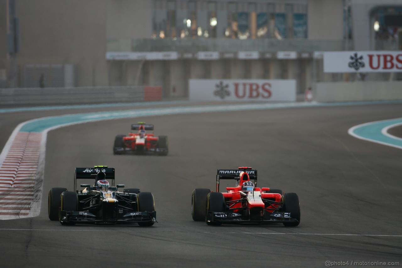 GP ABU DHABI, Gara: Timo Glock (GER) Marussia F1 Team MR01