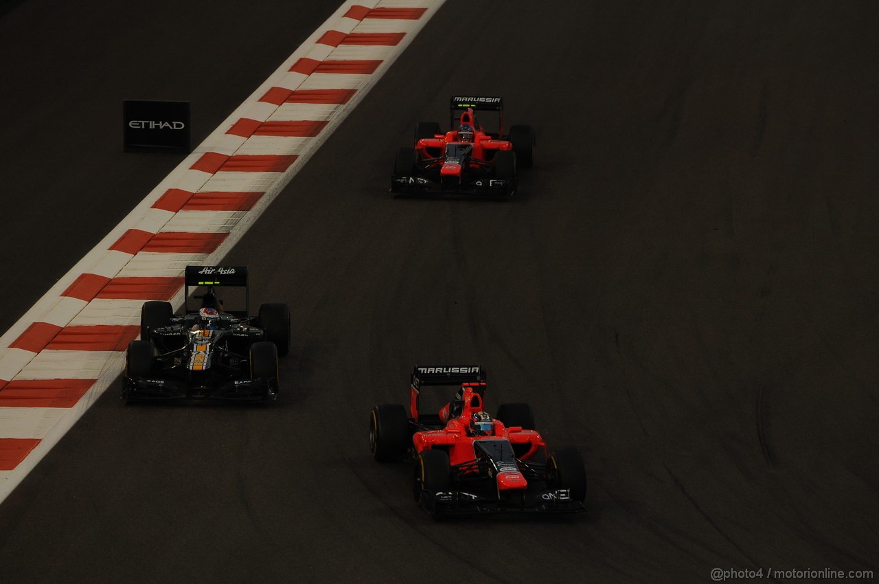 GP ABU DHABI, Gara: Timo Glock (GER) Marussia F1 Team MR01