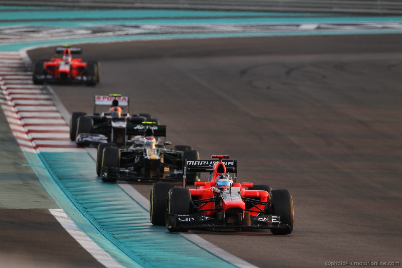 GP ABU DHABI, Gara: Timo Glock (GER) Marussia F1 Team MR01