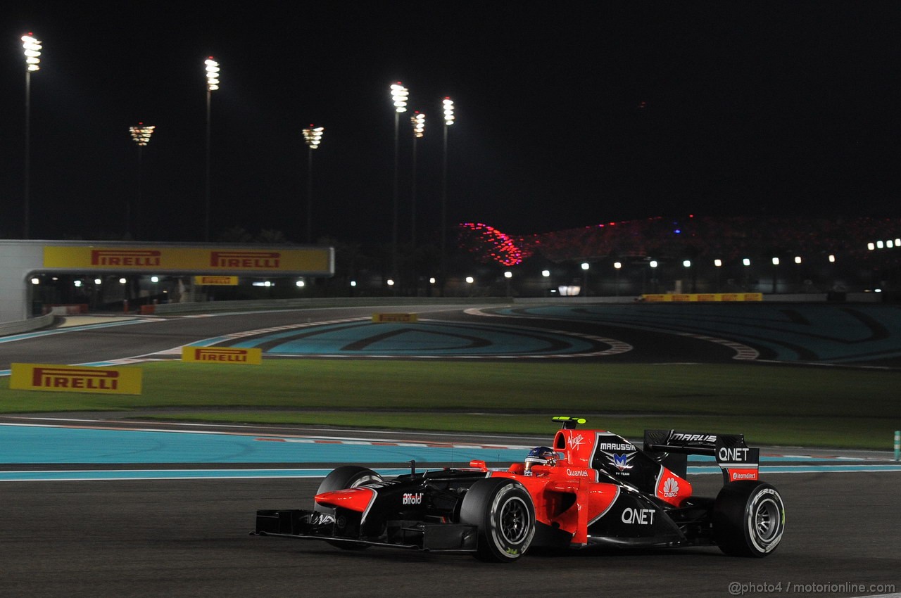 GP ABU DHABI, Gara: Charles Pic (FRA) Marussia F1 Team MR01