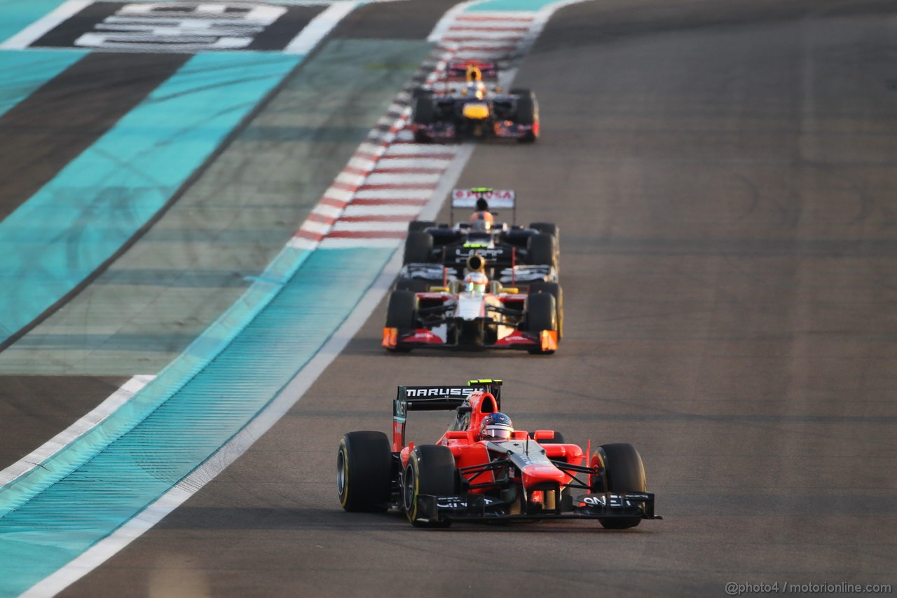 GP ABU DHABI, Gara: Charles Pic (FRA) Marussia F1 Team MR01