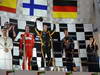 GP ABU DHABI, Podium: Kimi Raikkonen (FIN) Lotus F1 Team E20 (vincitore), Fernando Alonso (ESP) Ferrari F2012 (secondo) e Sebastian Vettel (GER) Red Bull Racing RB8 (terzo)