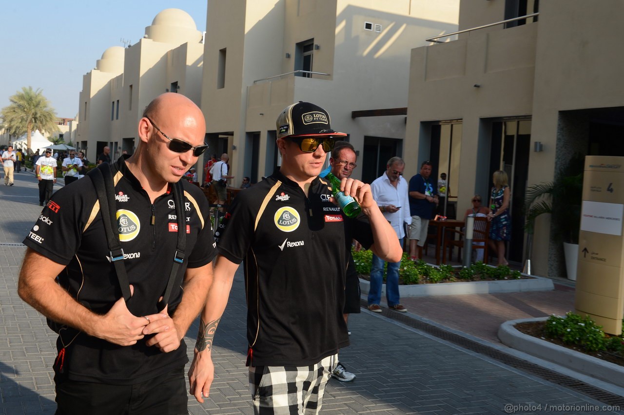 GP ABU DHABI, Kimi Raikkonen (FIN) Lotus F1 Team E20