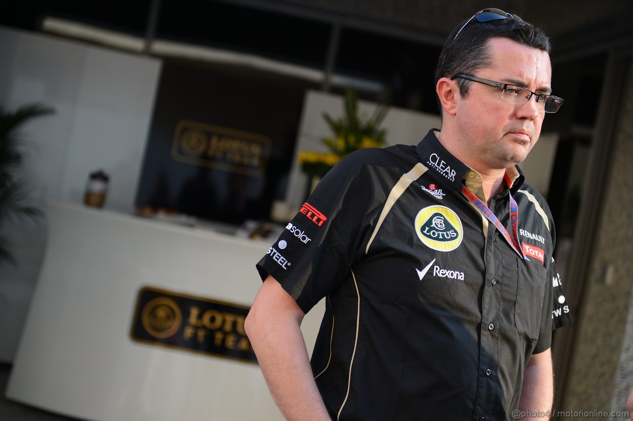 GP ABU DHABI, Eric Boullier (FRA), Team Manager Lotus F1 Team