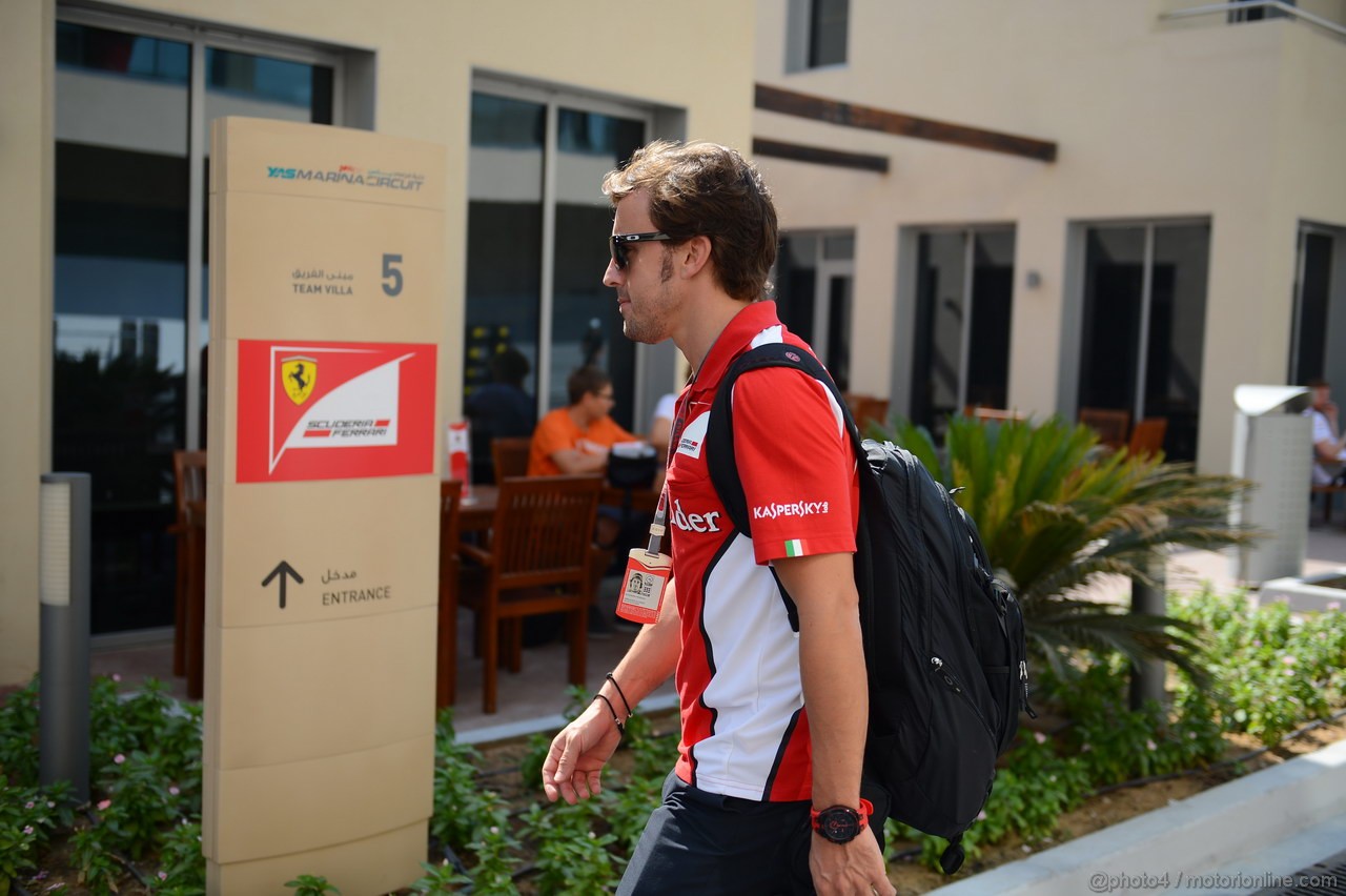 GP ABU DHABI, Fernando Alonso (ESP) Ferrari F2012