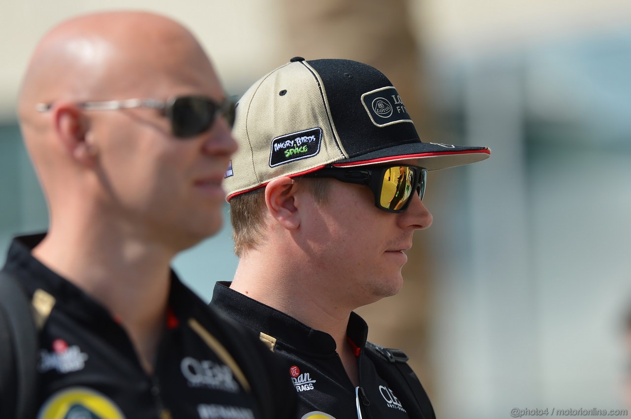 GP ABU DHABI, Kimi Raikkonen (FIN) Lotus F1 Team E20