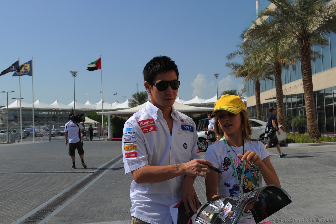 GP ABU DHABI, Kamui Kobayashi (JAP) Sauber F1 Team C31