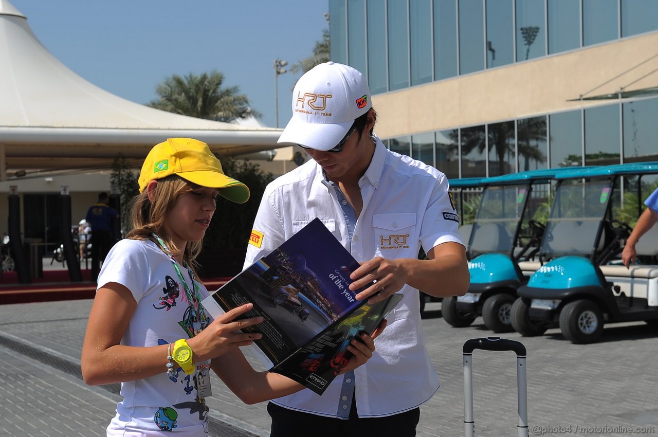 GP ABU DHABI, Ma Qing Hua (CHN) Hispania Racing F1 Team (HRT) Test Driver