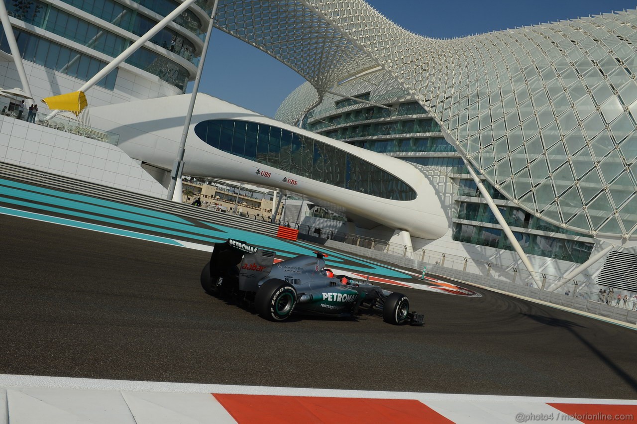 GP ABU DHABI, Prove Libere 3: Michael Schumacher (GER) Mercedes AMG F1 W03