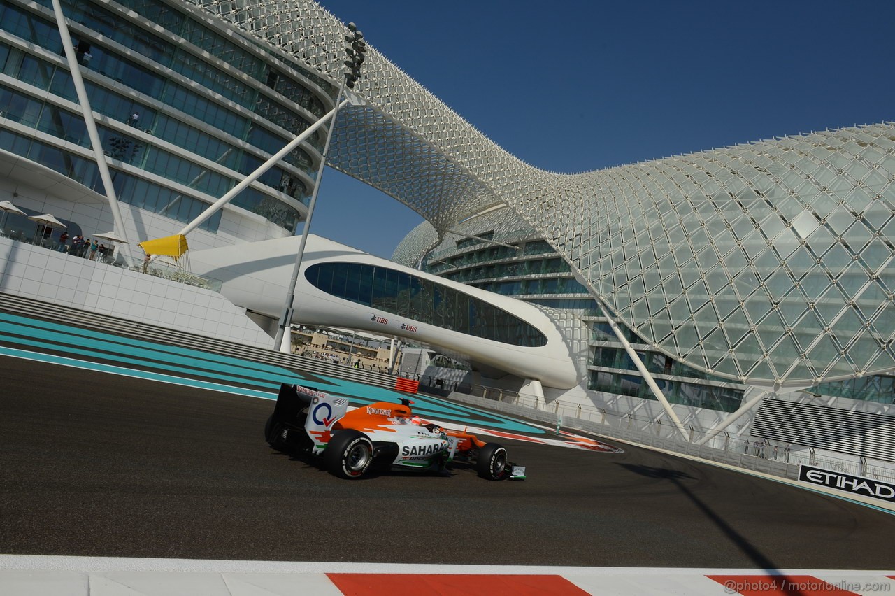 GP ABU DHABI, Prove Libere 3: Paul di Resta (GBR) Sahara Force India F1 Team VJM05