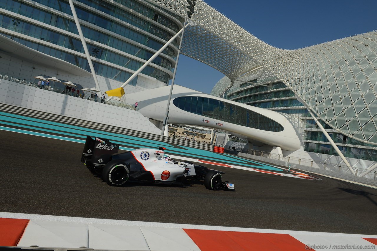 GP ABU DHABI, Prove Libere 3: Kamui Kobayashi (JAP) Sauber F1 Team C31