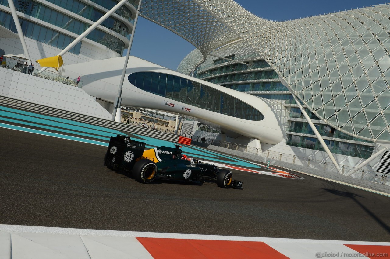 GP ABU DHABI, Prove Libere 3: Heikki Kovalainen (FIN) Caterham F1 Team CT01