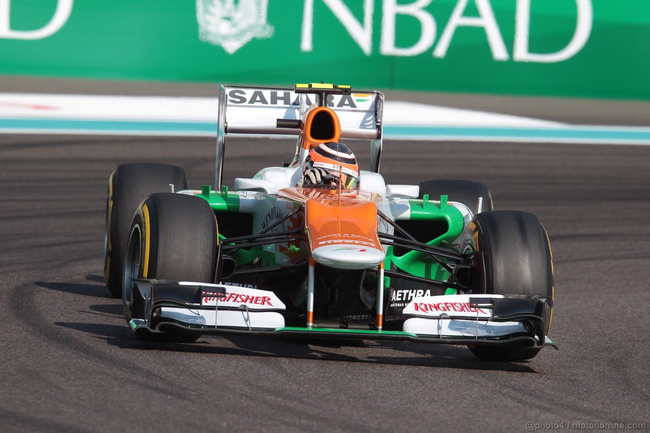 GP ABU DHABI, Prove Libere 3: Nico Hulkenberg (GER) Sahara Force India F1 Team VJM05