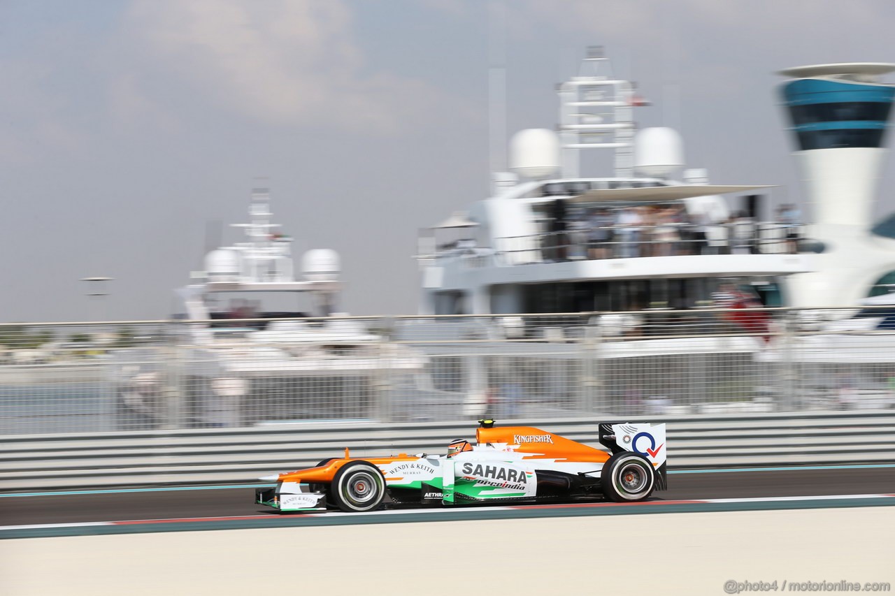 GP ABU DHABI, Prove Libere 3: Nico Hulkenberg (GER) Sahara Force India F1 Team VJM05