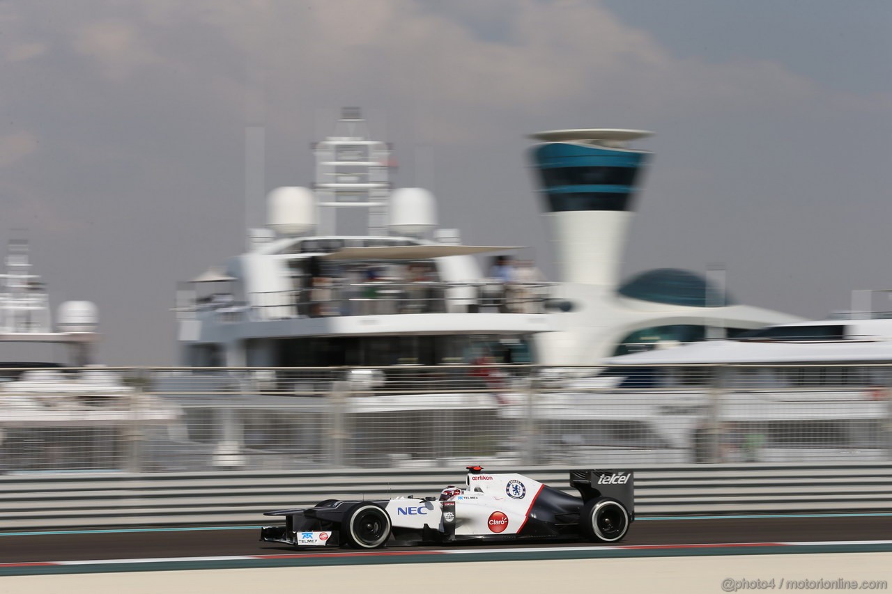 GP ABU DHABI, Prove Libere 3: Kamui Kobayashi (JAP) Sauber F1 Team C31