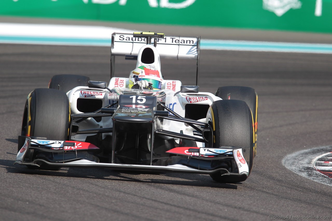GP ABU DHABI, Prove Libere 3: Sergio Prez (MEX) Sauber F1 Team C31