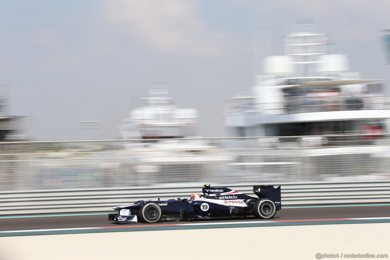 GP ABU DHABI, Prove Libere 3: Bruno Senna (BRA) Williams F1 Team FW34