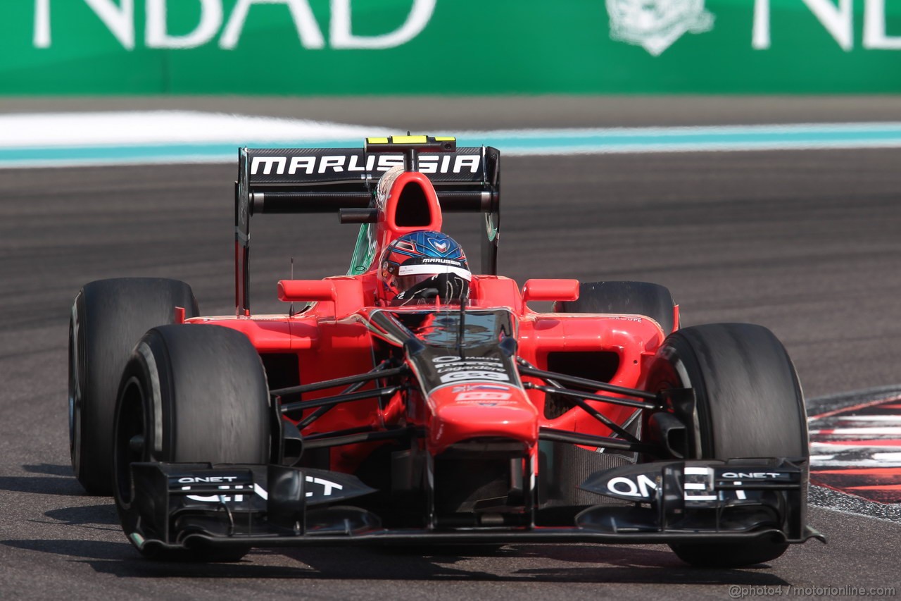 GP ABU DHABI, Prove Libere 3: Charles Pic (FRA) Marussia F1 Team MR01