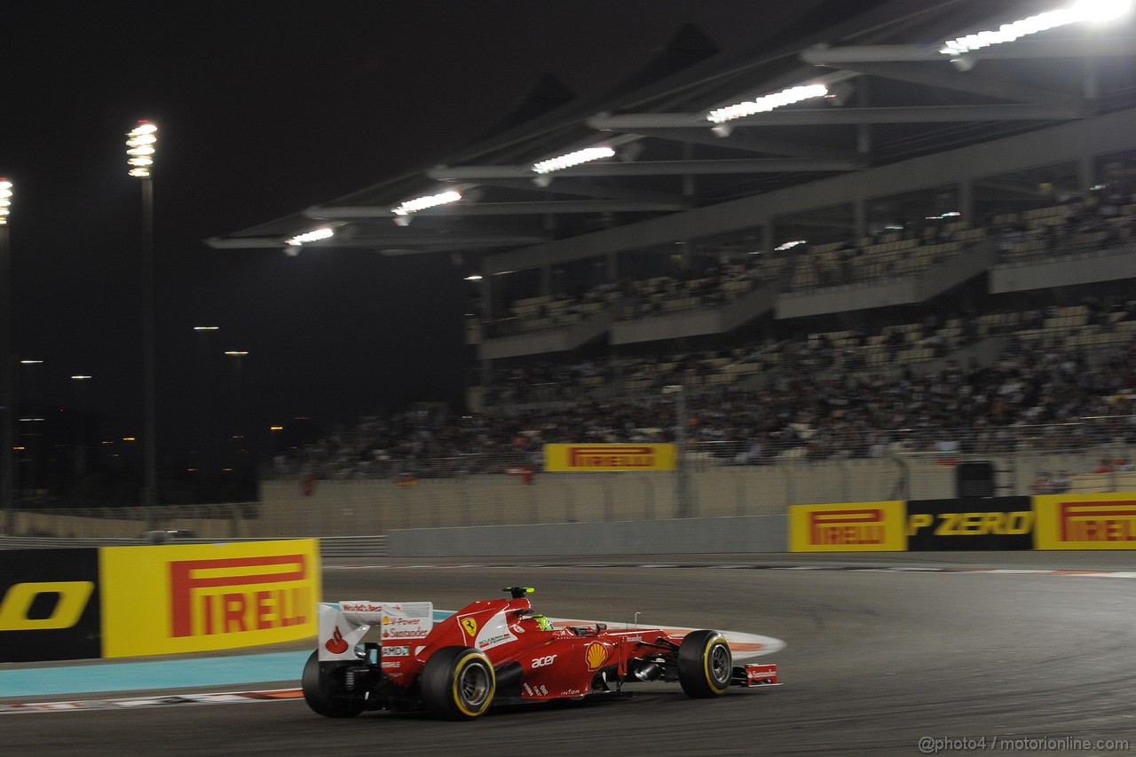 GP ABU DHABI, Qualifiche: Felipe Massa (BRA) Ferrari F2012