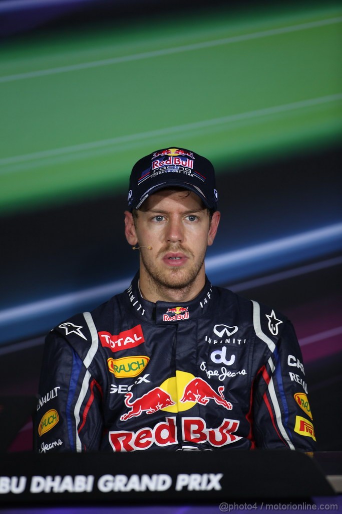 GP ABU DHABI, Qualifiche: Sebastian Vettel (GER) Red Bull Racing RB8