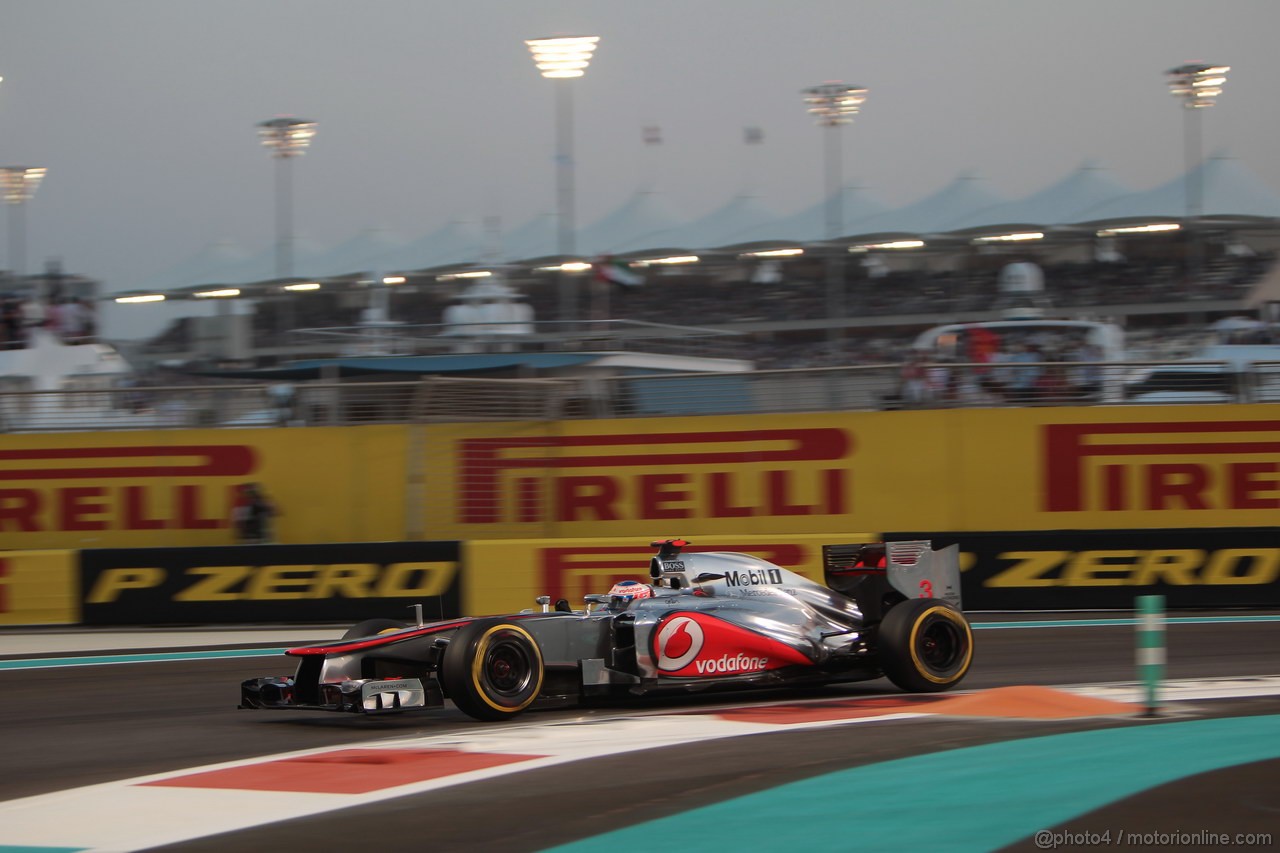 GP ABU DHABI, Qualifiche: Jenson Button (GBR) McLaren Mercedes MP4-27