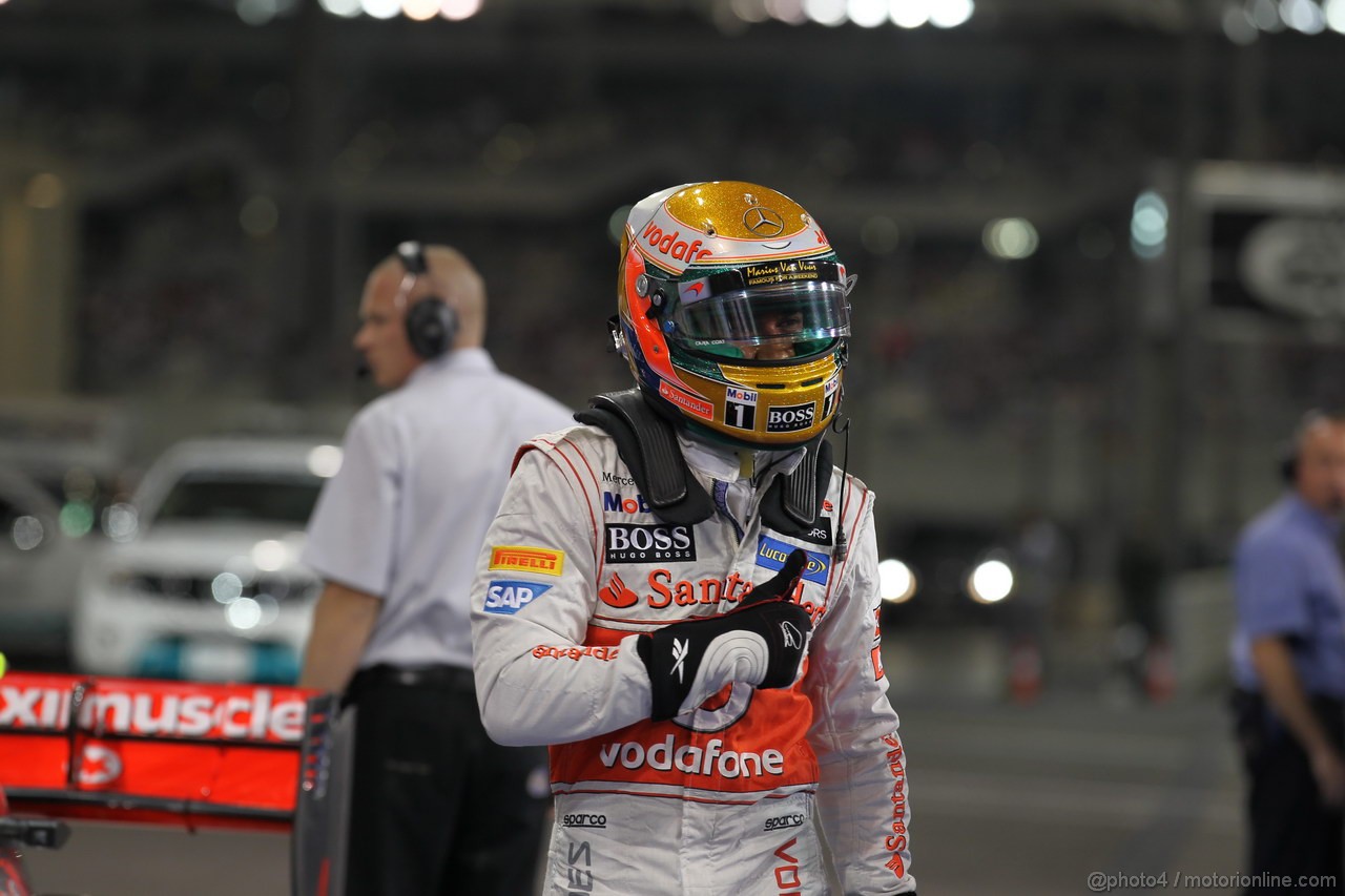 GP ABU DHABI, Qualifiche: Lewis Hamilton (GBR) McLaren Mercedes MP4-27