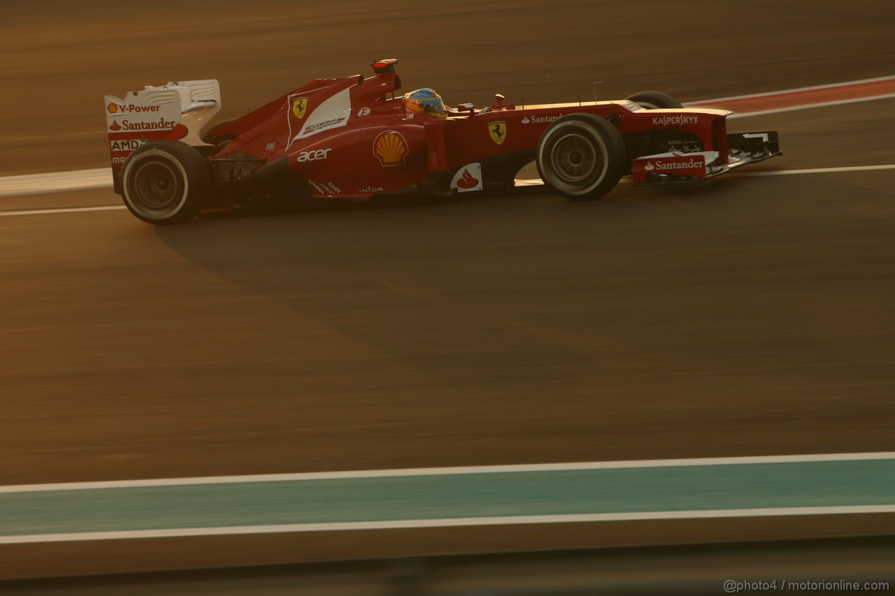 GP ABU DHABI, Qualifiche: Fernando Alonso (ESP) Ferrari F2012