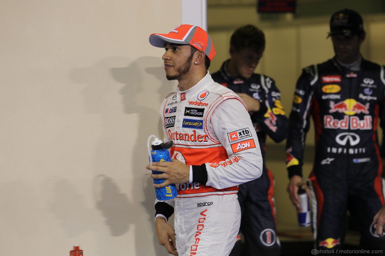 GP ABU DHABI, Qualifiche: Lewis Hamilton (GBR) McLaren Mercedes MP4-27