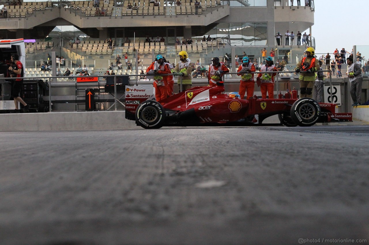 GP ABU DHABI, Qualifiche: Fernando Alonso (ESP) Ferrari F2012