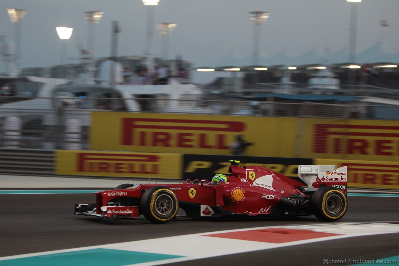 GP ABU DHABI, Qualifiche: Felipe Massa (BRA) Ferrari F2012