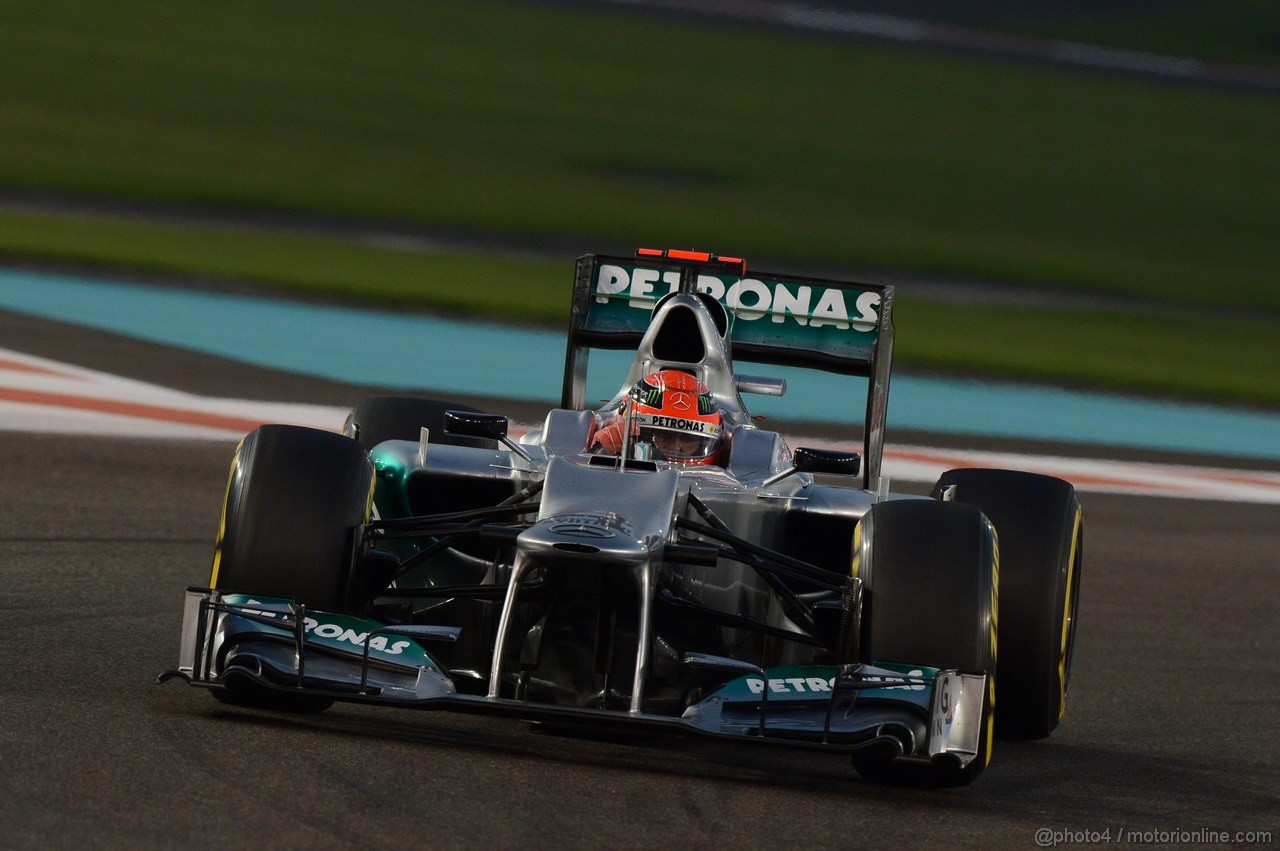GP ABU DHABI, Qualifiche: Michael Schumacher (GER) Mercedes AMG F1 W03