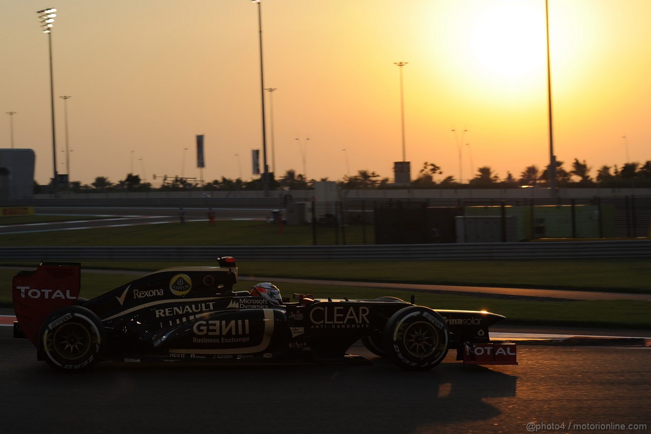 GP ABU DHABI, Qualifiche: Kimi Raikkonen (FIN) Lotus F1 Team E20