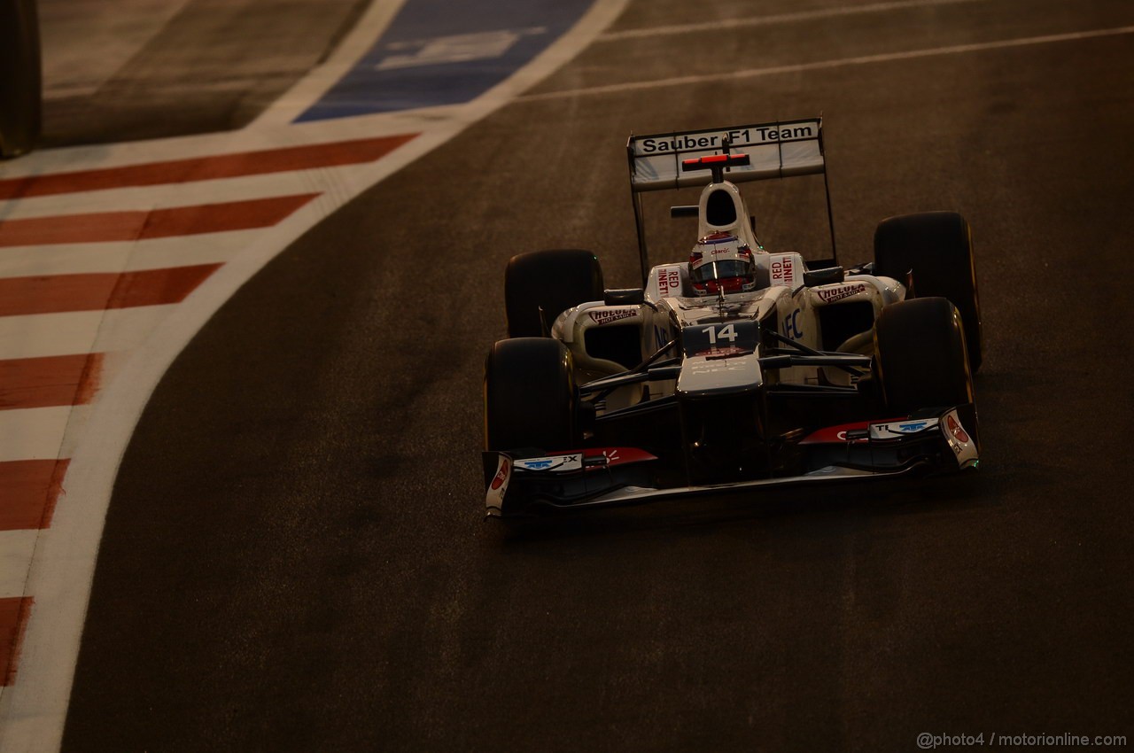 GP ABU DHABI, Qualifiche: Kamui Kobayashi (JAP) Sauber F1 Team C31