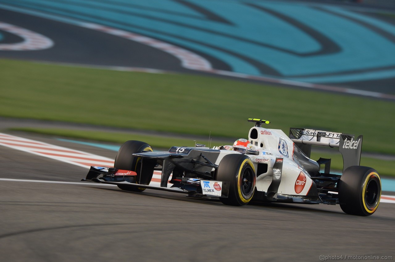 GP ABU DHABI, Qualifiche: Sergio Prez (MEX) Sauber F1 Team C31
