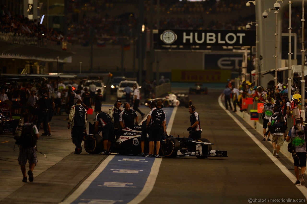 GP ABU DHABI, Qualifiche: Pastor Maldonado (VEN) Williams F1 Team FW34