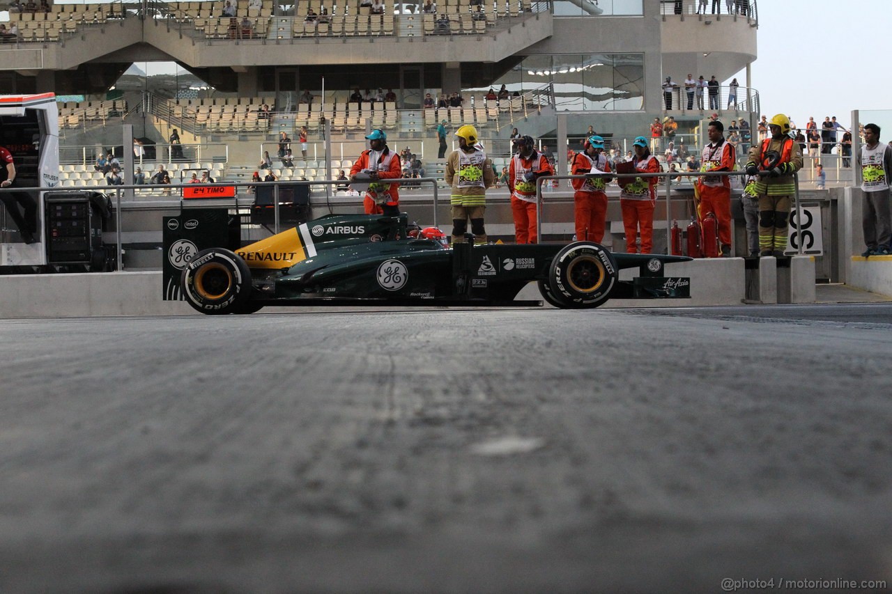 GP ABU DHABI, Qualifiche: Heikki Kovalainen (FIN) Caterham F1 Team CT01