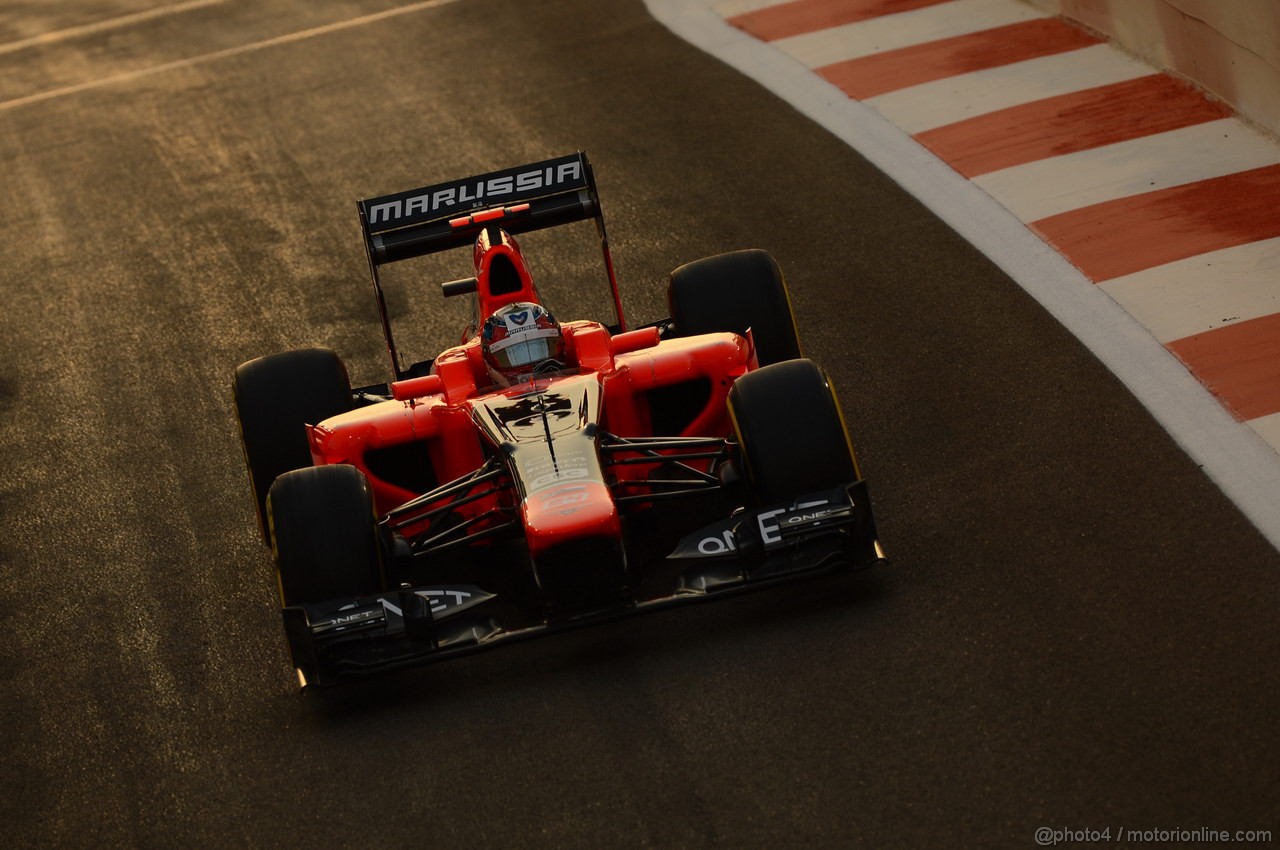 GP ABU DHABI, Qualifiche: Timo Glock (GER) Marussia F1 Team MR01